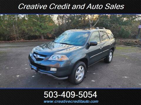 2004 Acura MDX for sale at Creative Credit & Auto Sales in Salem OR