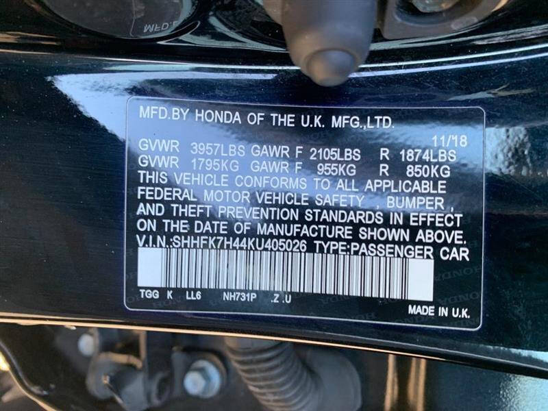 2019 Honda Civic Sport