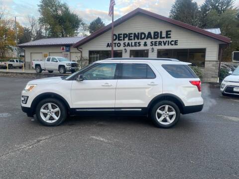 2017 Ford Explorer for sale at Dependable Auto Sales and Service in Binghamton NY