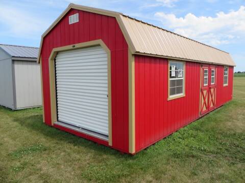 2024 Spring Valley Sheds 12x32 Dutch Barn Garage for sale at Hinkle Auto Sales - Sheds in Mount Pleasant IA