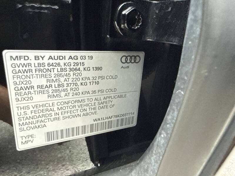 2019 Audi Q7