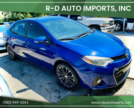 2015 Toyota Corolla for sale at R-D AUTO IMPORTS, Inc in Charlotte NC
