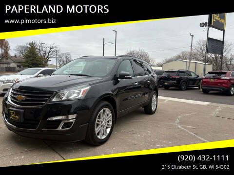 2015 Chevrolet Traverse for sale at PAPERLAND MOTORS in Green Bay WI