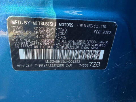 2020 Mitsubishi Mirage GT