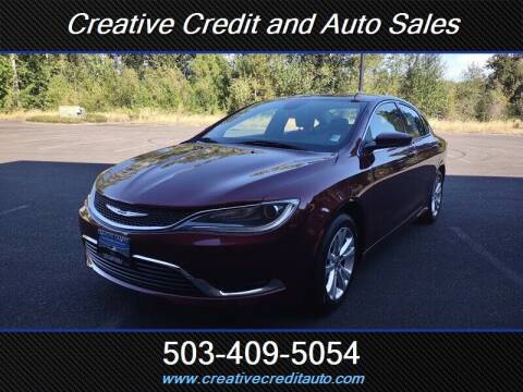 2015 Chrysler 200 for sale at Creative Credit & Auto Sales in Salem OR