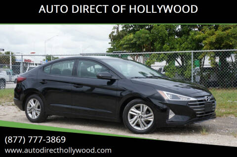 2020 Hyundai Elantra for sale at AUTO DIRECT OF HOLLYWOOD in Hollywood FL