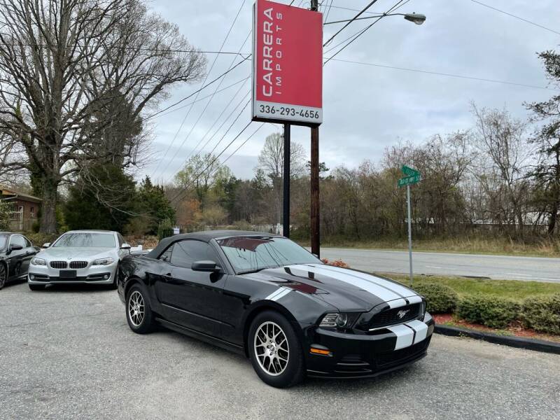2014 Ford Mustang for sale at CARRERA IMPORTS INC in Winston Salem NC