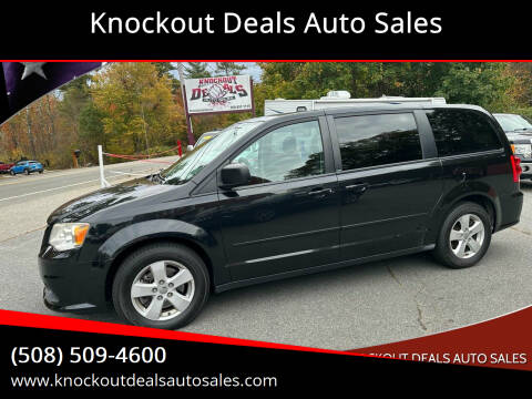 2013 Dodge Grand Caravan for sale at Knockout Deals Auto Sales in West Bridgewater MA