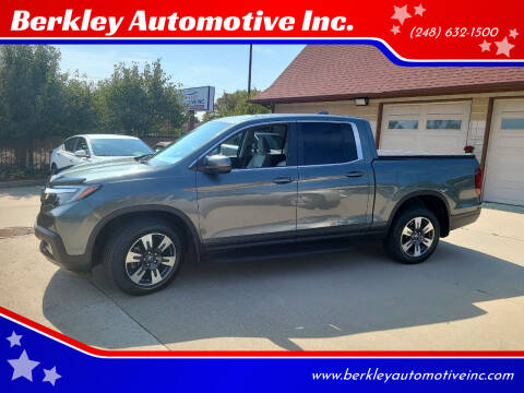 2019 Honda Ridgeline for sale at Berkley Automotive Inc. in Berkley MI