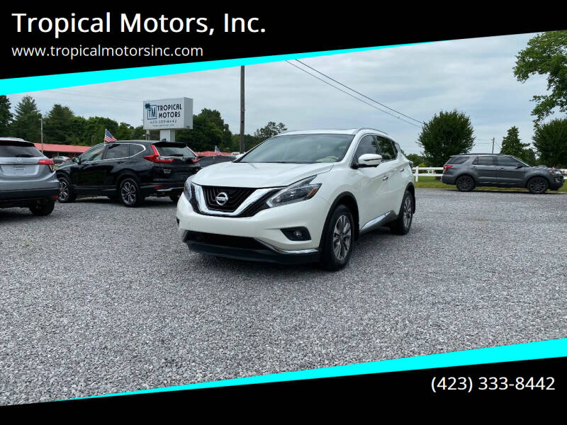 2018 Nissan Murano for sale at Tropical Motors, Inc. in Riceville TN
