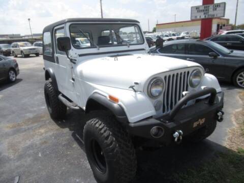 1984 Jeep Wrangler for sale at AUTO VALUE FINANCE INC in Houston TX
