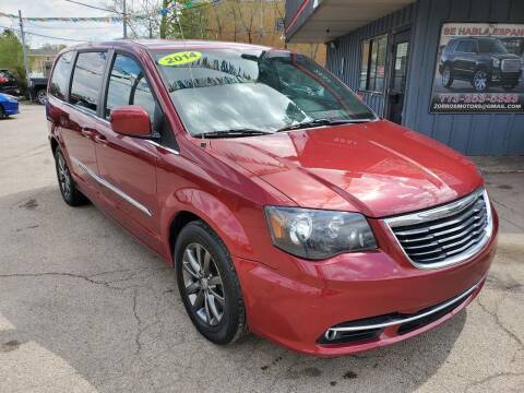 2014 Chrysler Town and Country for sale at Zor Ros Motors Inc. in Melrose Park IL