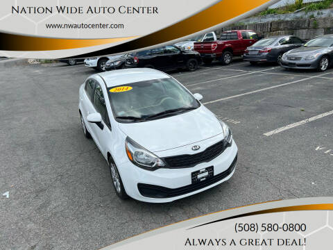 2014 Kia Rio for sale at Nation Wide Auto Center in Brockton MA