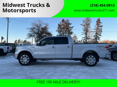 2013 Ford F-150 for sale at Midwest Trucks & Motorsports in Merrifield MN