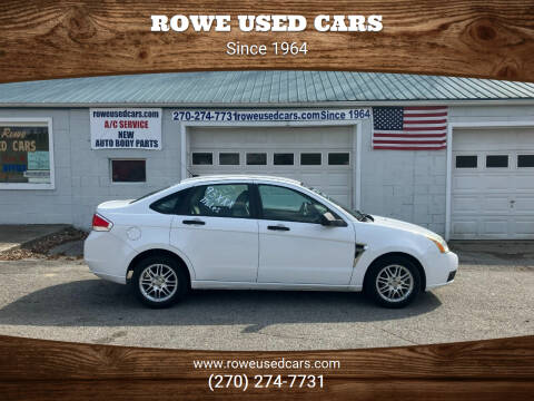 2008 Ford Focus for sale at Rowe Used Cars in Beaver Dam KY