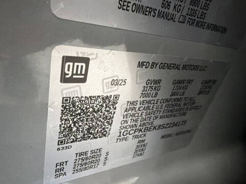 2025 Chevrolet Silverado 1500