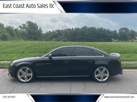 2012 Audi S4 for sale at East Coast Auto Sales llc in Virginia Beach VA