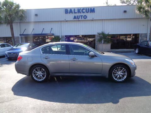 2008 Infiniti G35 for sale at BALKCUM AUTO INC in Wilmington NC