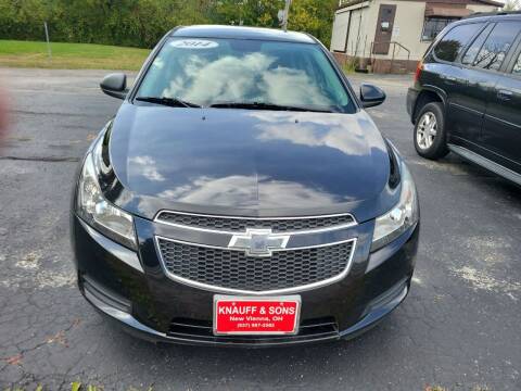 2014 Chevrolet Cruze for sale at Knauff & Sons Motor Sales in New Vienna OH