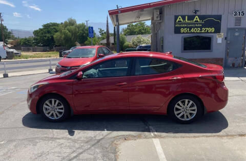 2016 Hyundai Elantra for sale at Affordable Luxury Autos LLC in San Jacinto CA