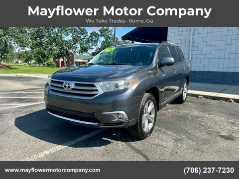 2012 Toyota Highlander for sale at Mayflower Motor Company in Rome GA