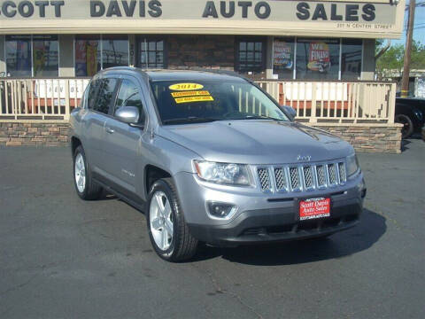 2014 Jeep Compass for sale at Scott Davis Auto Sales in Turlock CA