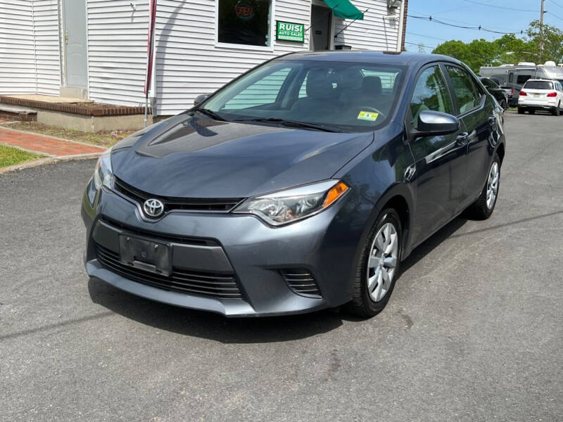 2015 Toyota Corolla for sale at Ruisi Auto Sales Inc in Keyport NJ
