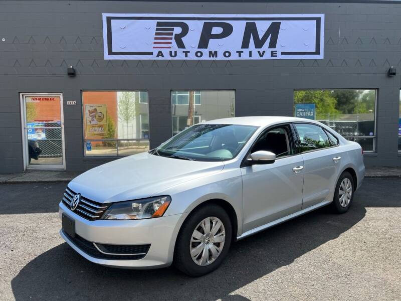 2013 Volkswagen Passat for sale at RPM Automotive LLC in Portland OR