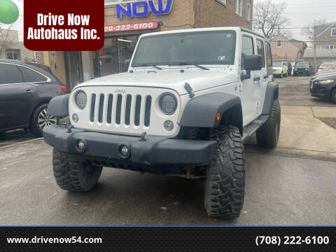 2014 Jeep Wrangler Unlimited for sale at Drive Now Autohaus Inc. in Cicero IL