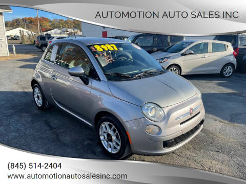 2015 FIAT 500 for sale at Automotion Auto Sales Inc in Kingston NY