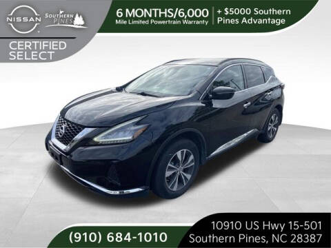 2019 Nissan Murano for sale at PHIL SMITH AUTOMOTIVE GROUP - Pinehurst Nissan Kia in Southern Pines NC