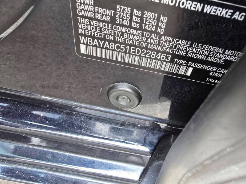 2014 BMW 7 Series 750i