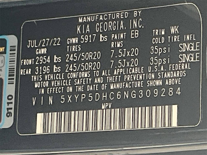 2022 Kia Telluride SX