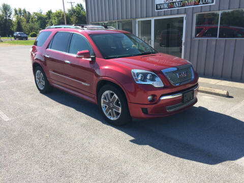 2012 GMC Acadia for sale at KEITH JORDAN'S 10 & UNDER in Lima OH