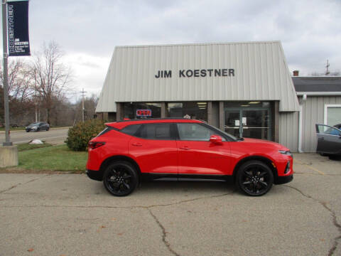 2020 Chevrolet Blazer for sale at JIM KOESTNER INC in Plainwell MI