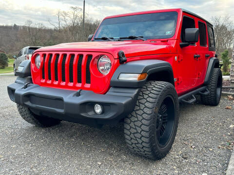 2018 Jeep Wrangler Unlimited for sale at Griffith Auto Sales in Home PA