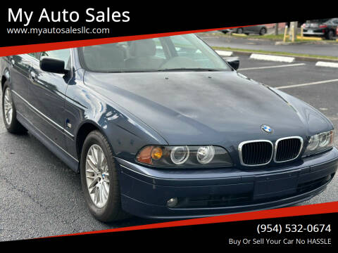 2002 BMW 5 Series for sale at My Auto Sales in Margate FL