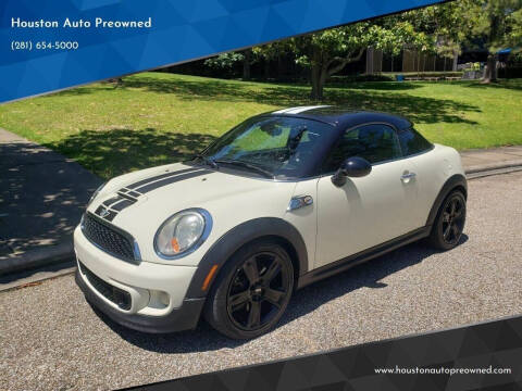 2012 MINI Cooper Coupe for sale at Houston Auto Preowned in Houston TX