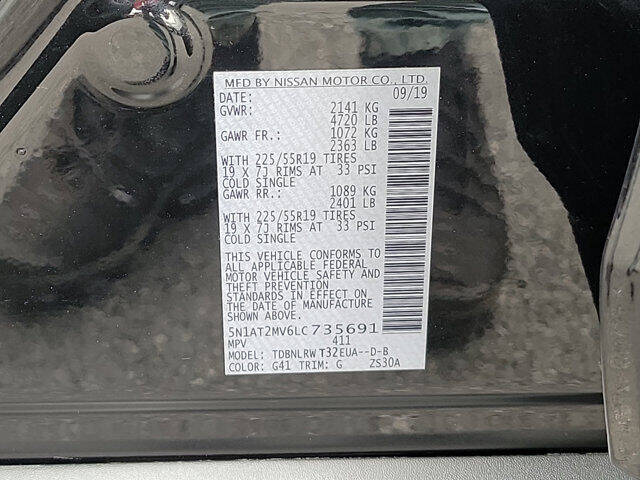 2020 Nissan Rogue SL