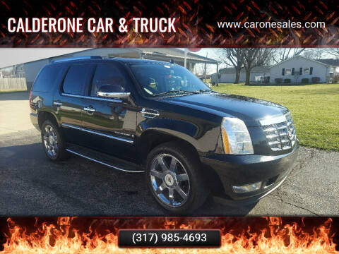2008 Cadillac Escalade for sale at CALDERONE CAR & TRUCK in Whiteland IN
