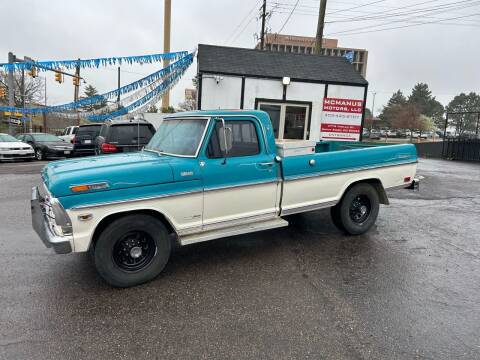 1969 Ford F250 Ranger  for sale at McManus Motors in Wheat Ridge CO