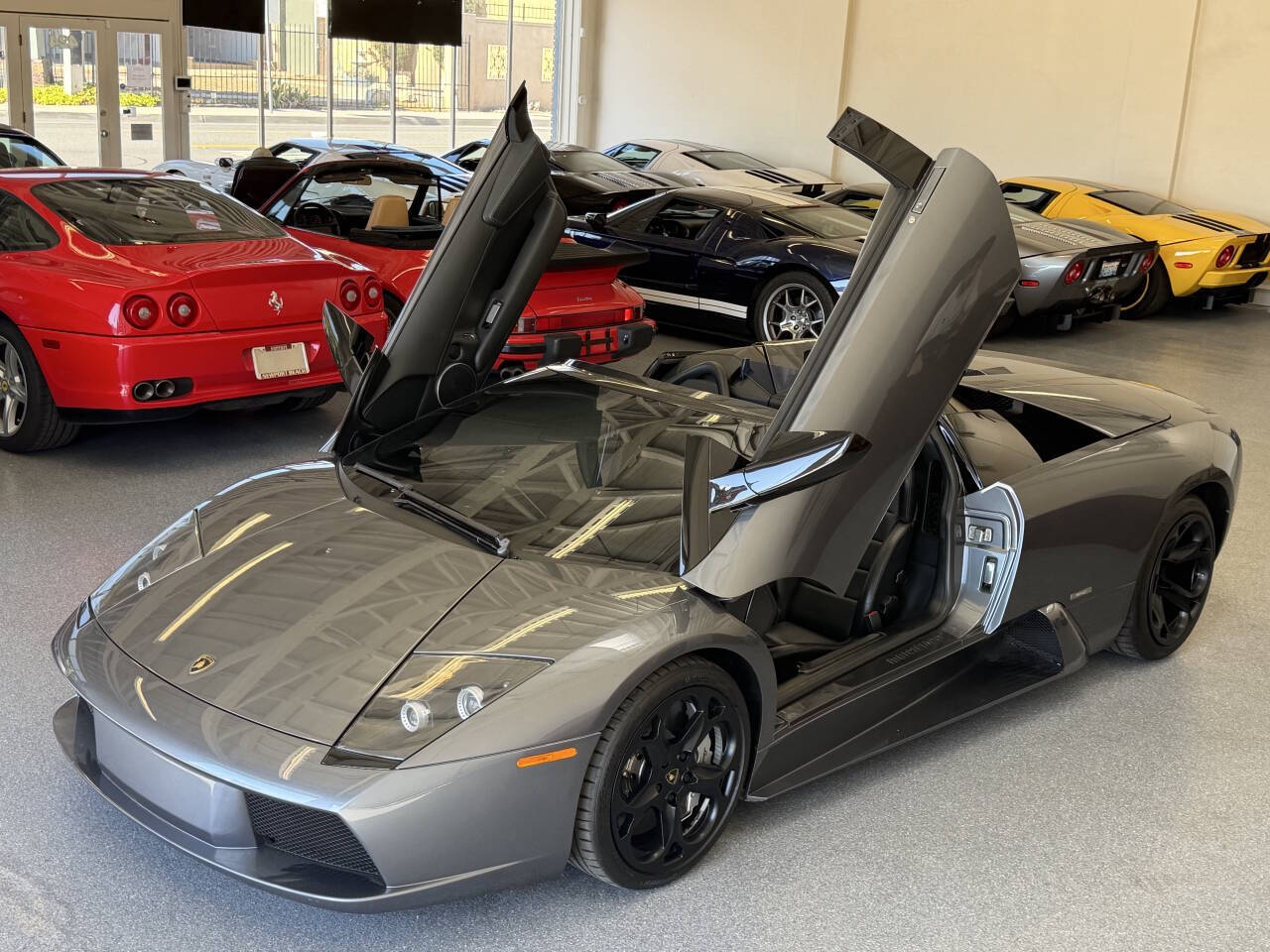 Gray 2006 Lamborghini Murcielago Base AWD 2dr Roadster 2