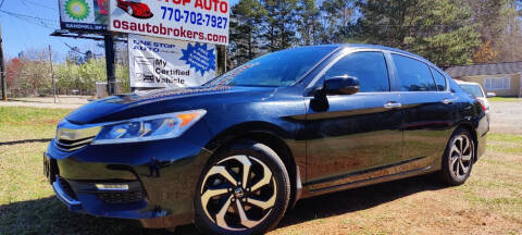2017 Honda Accord for sale at One Stop Auto LLC in Carrollton GA