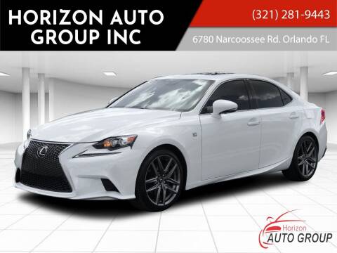 2014 Lexus IS 250 for sale at HORIZON AUTO GROUP INC in Orlando FL