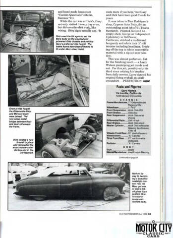 1949 Mercury Custom Convertible