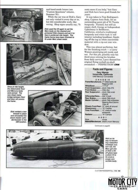 1949 Mercury Custom Convertible