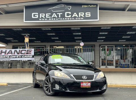 2010 Lexus IS 250 for sale at Great Cars in Sacramento CA