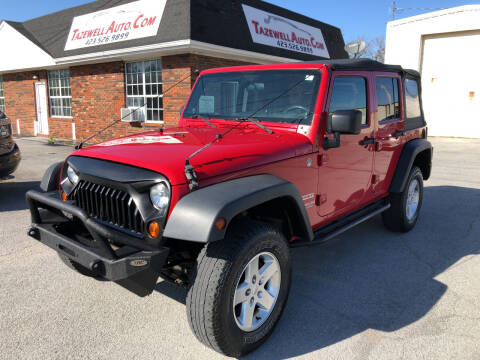 2010 Jeep Wrangler Unlimited for sale at tazewellauto.com in Tazewell TN