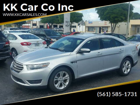 2013 Ford Taurus for sale at KK Car Co Inc in Lake Worth FL