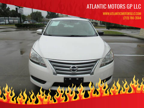 2013 Nissan Sentra for sale at ATLANTIC MOTORS GP LLC in Houston TX